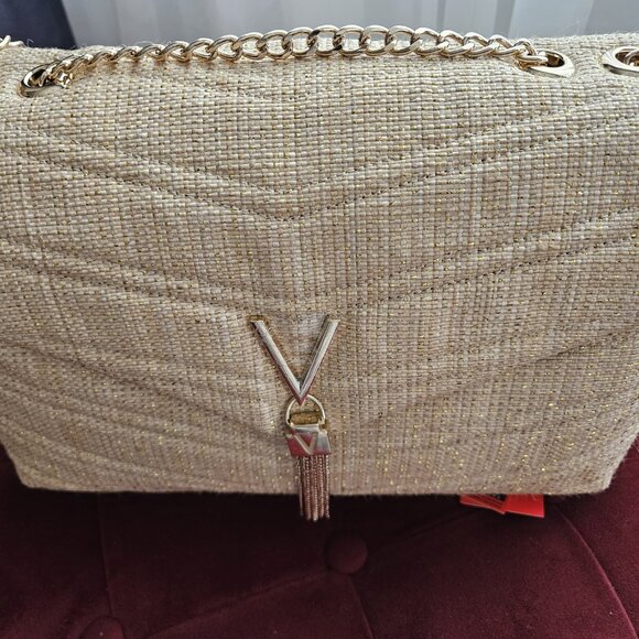 Valentino Women's Divina Handbag - Gold - Picture 2 of 9